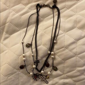 Layered Betsey Johnson necklace